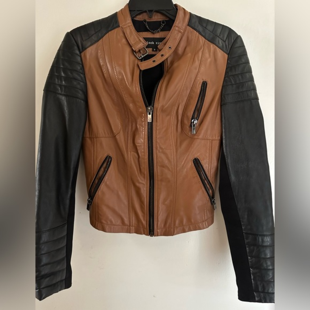 COPY - Black Rivet Leather‎ Jacket